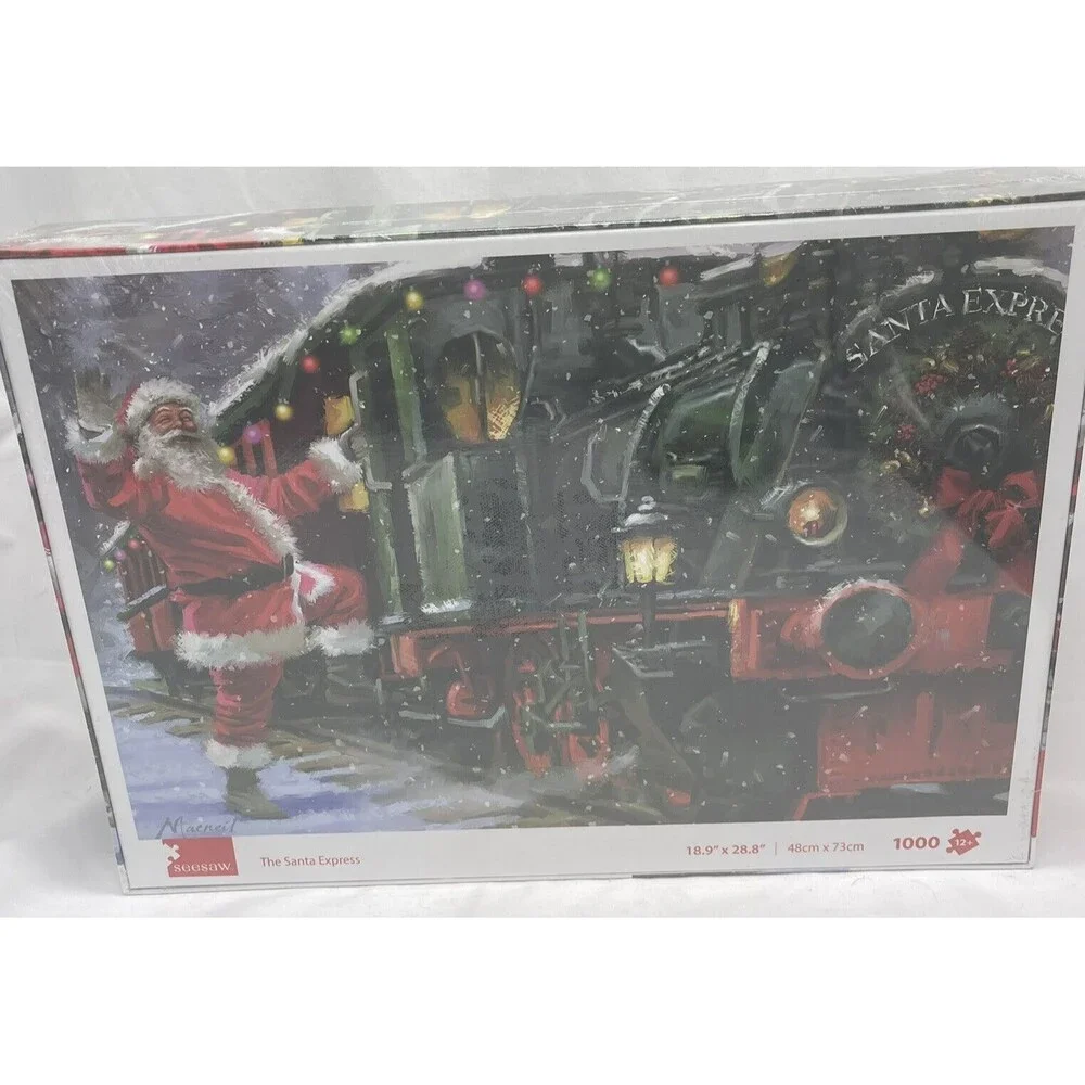 Seesaw 1000 Piece Christmas Jigsaw Puzzle The Santa Express 18.9